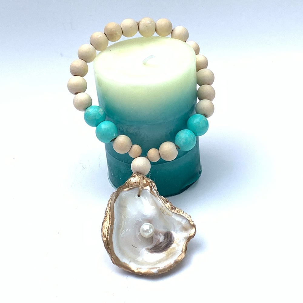 Petite Oyster Shell blessing beads